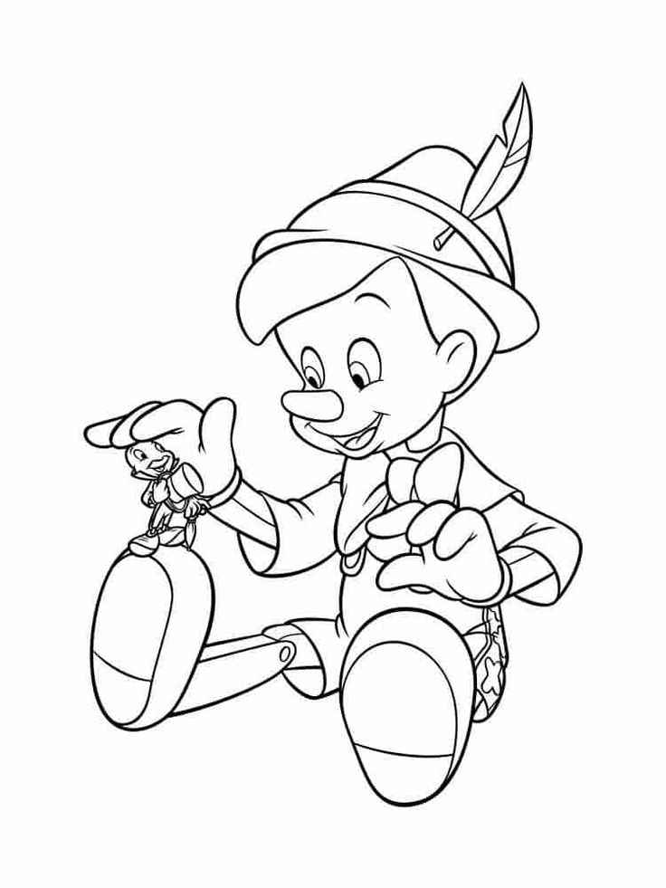 Pinocchio Ausmalbilder 394