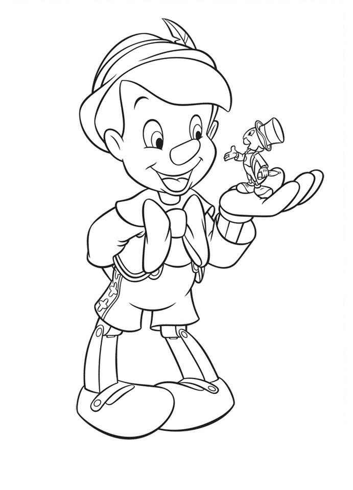Pinocchio Ausmalbilder 714
