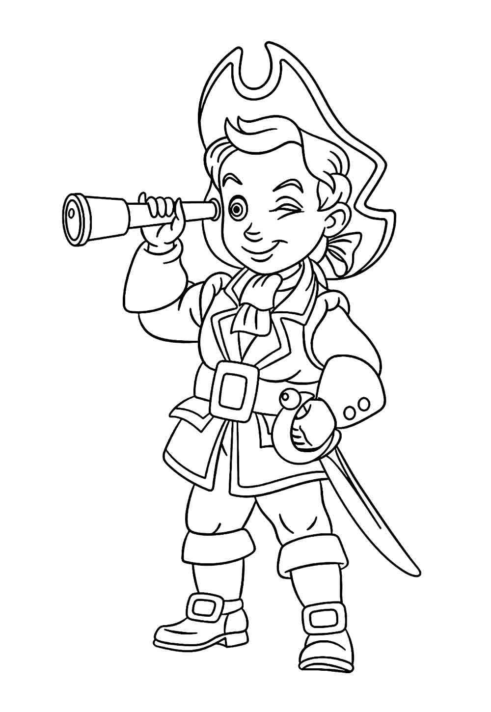 Piraten Ausmalbilder 424