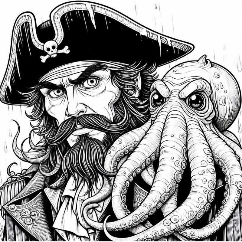 Piraten Ausmalbilder 586