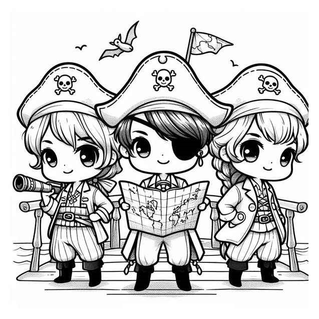 Piraten Ausmalbilder 957