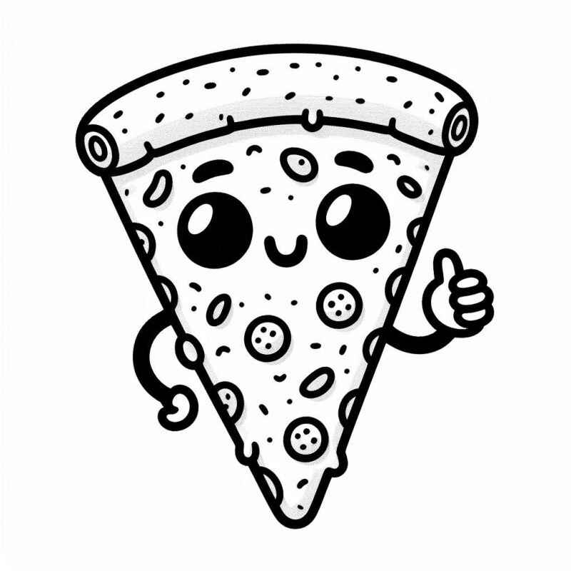 Pizza Ausmalbilder 121