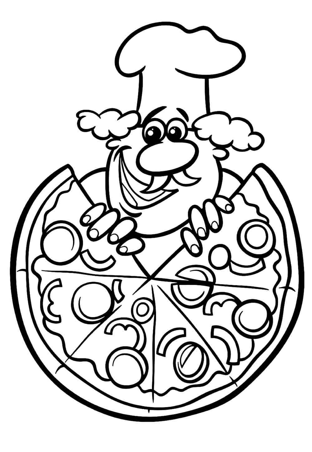 Pizza Ausmalbilder 463