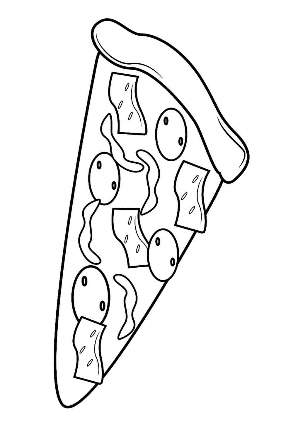 Pizza Ausmalbilder 790