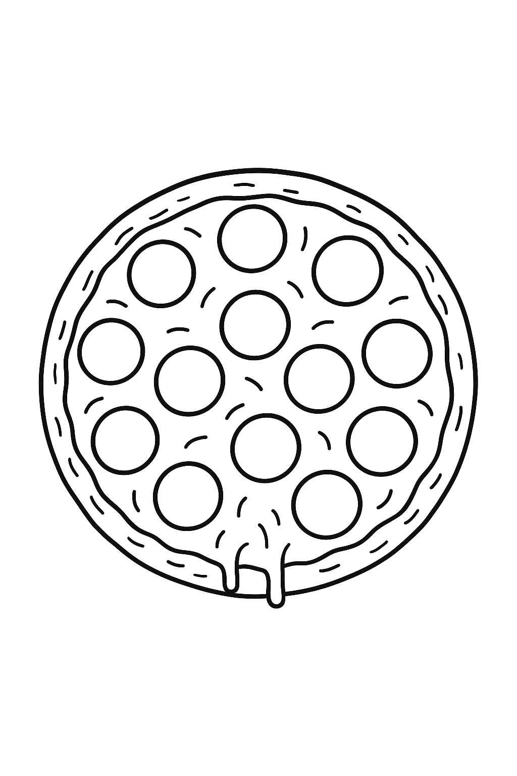 Pizza Ausmalbilder 803