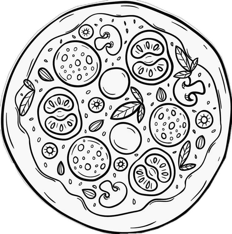Pizza Ausmalbilder 961