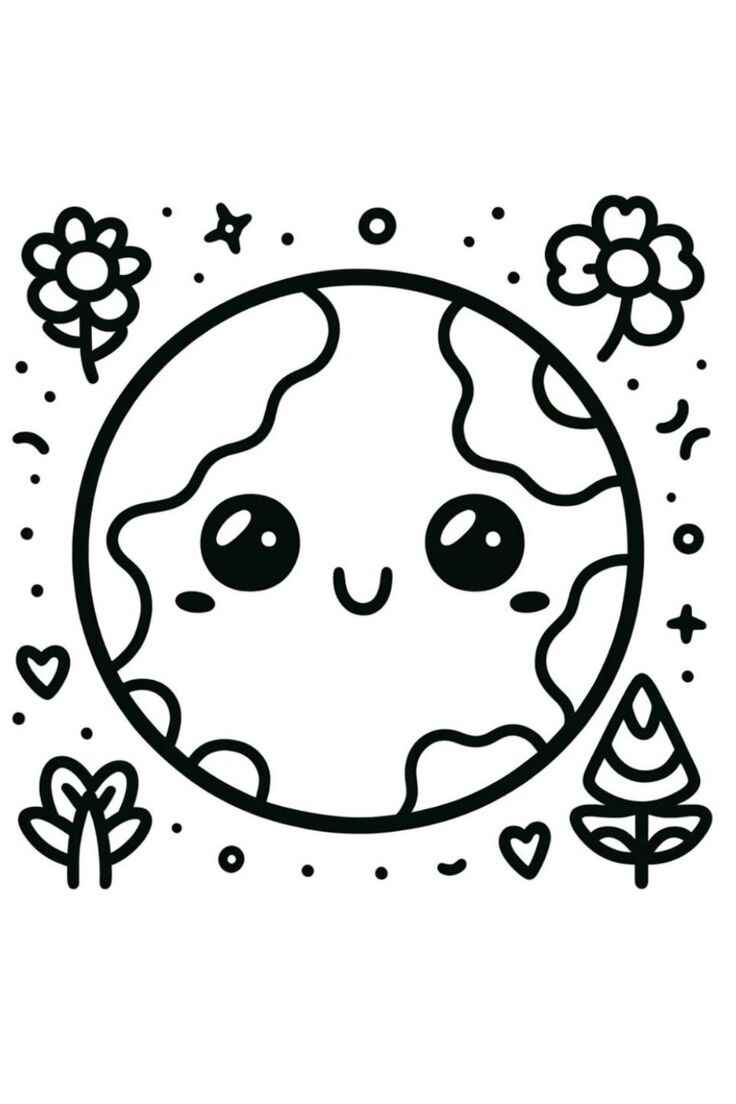 Planet Erde Ausmalbilder 768