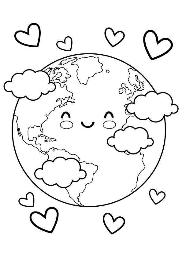 Planet Erde Ausmalbilder 997