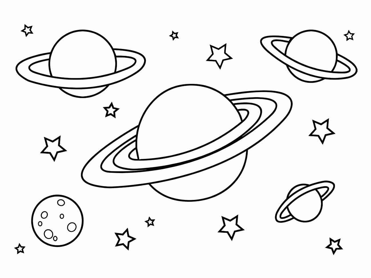 Planeten Ausmalbilder 038