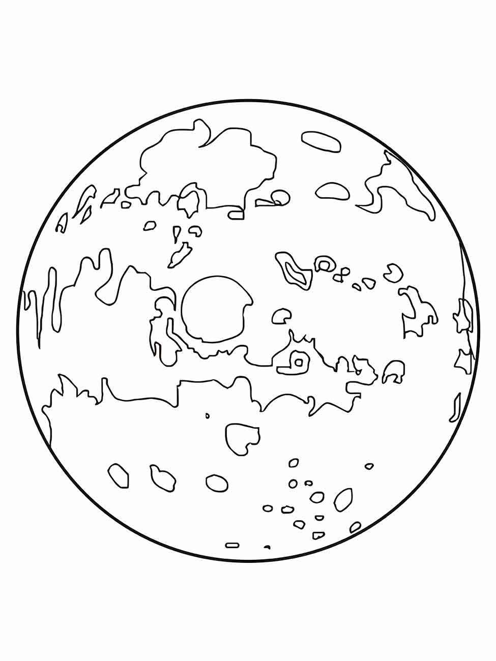 Planeten Ausmalbilder 914