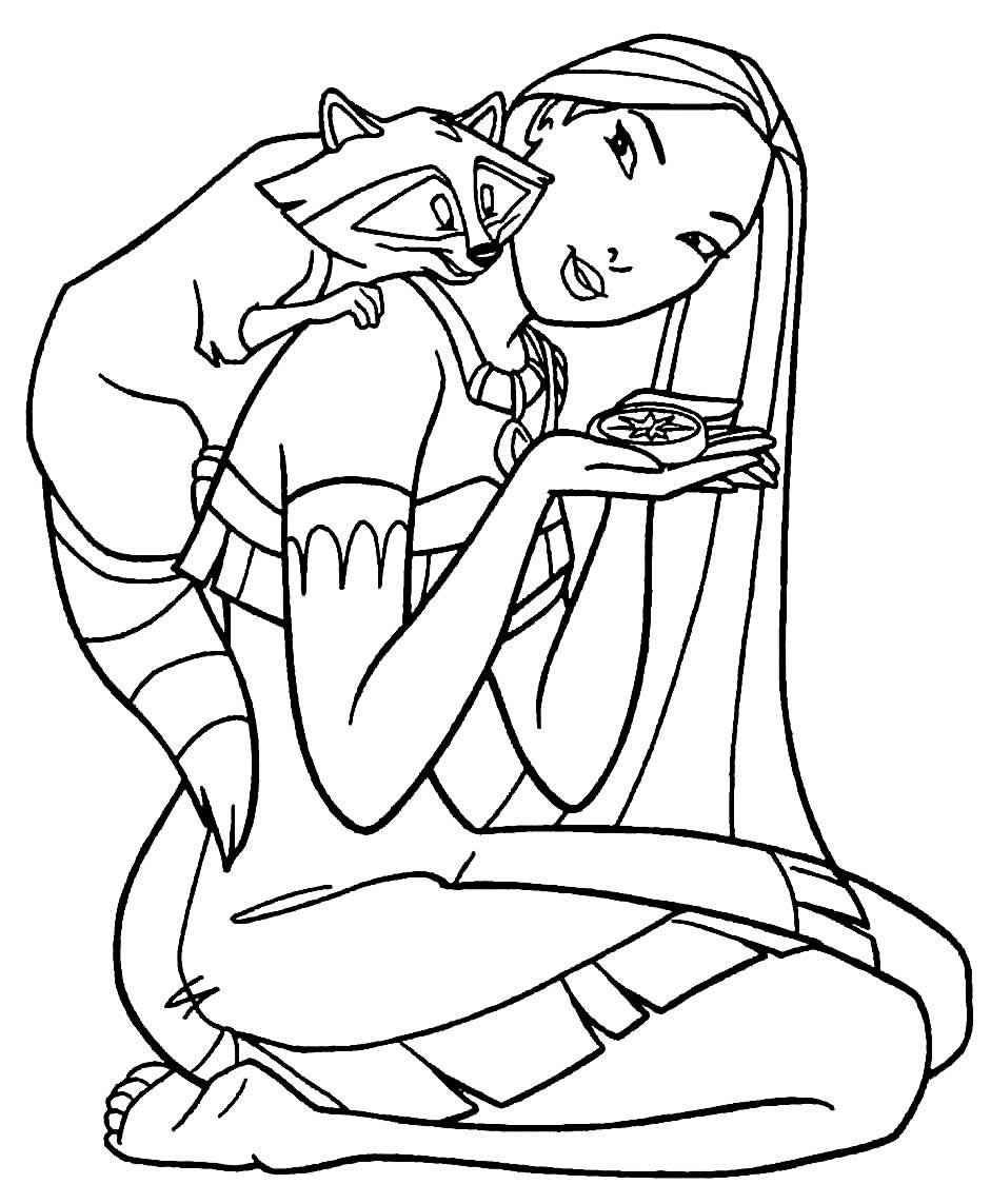 Pocahontas Ausmalbilder 683
