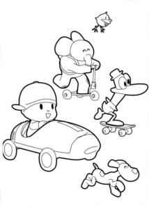 Pocoyo Ausmalbilder 323