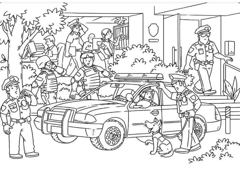 Polizei Ausmalbilder 265