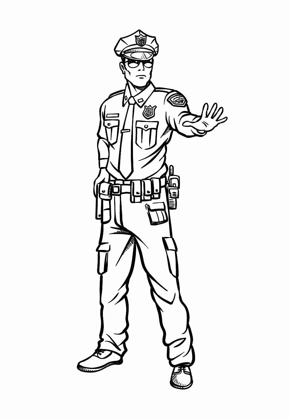 Polizei Ausmalbilder 327