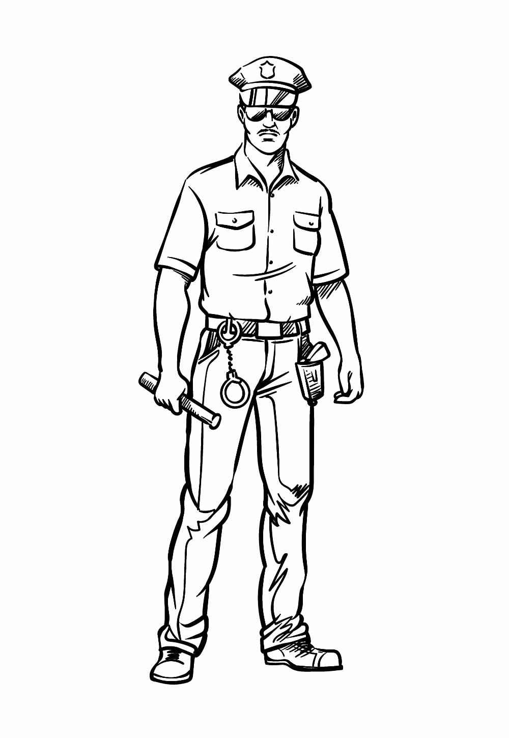 Polizei Ausmalbilder 372