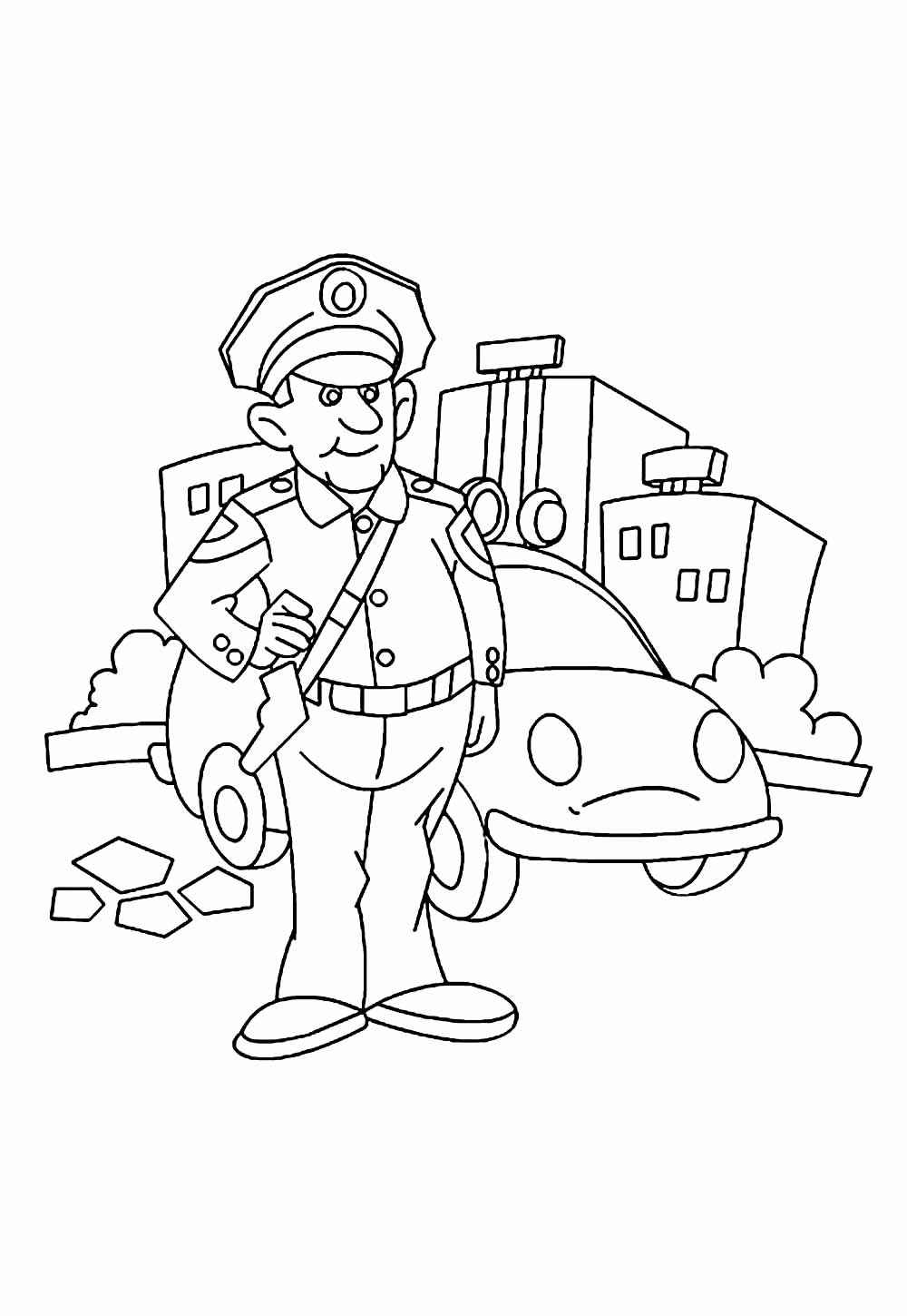 Polizei Ausmalbilder 878