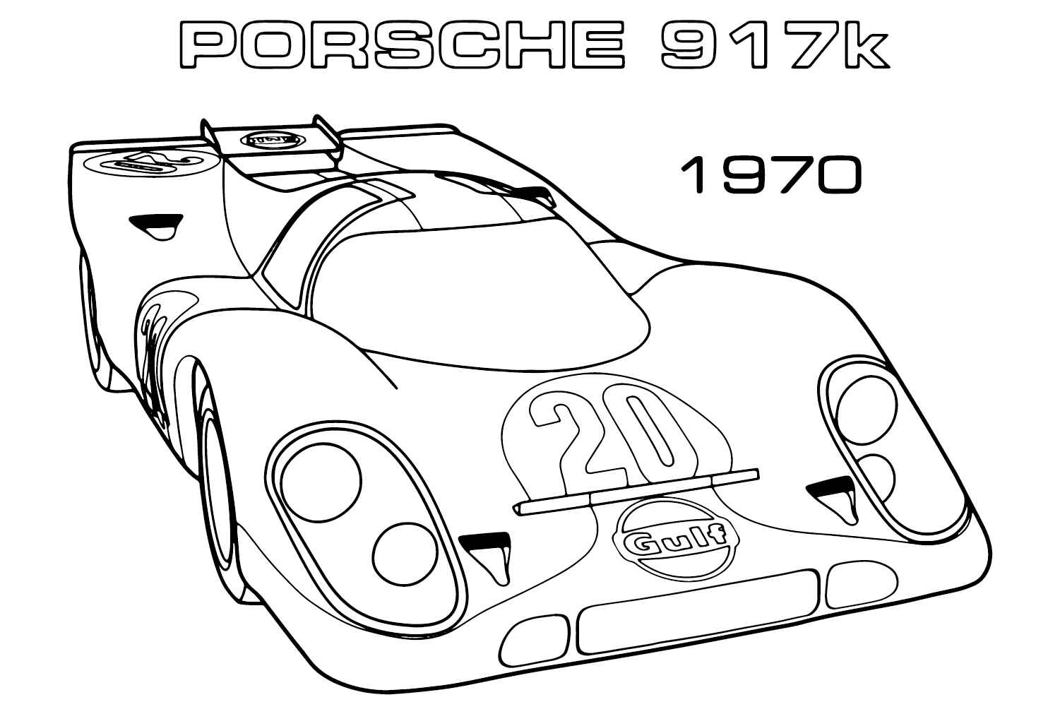 Porsche Ausmalbilder 023