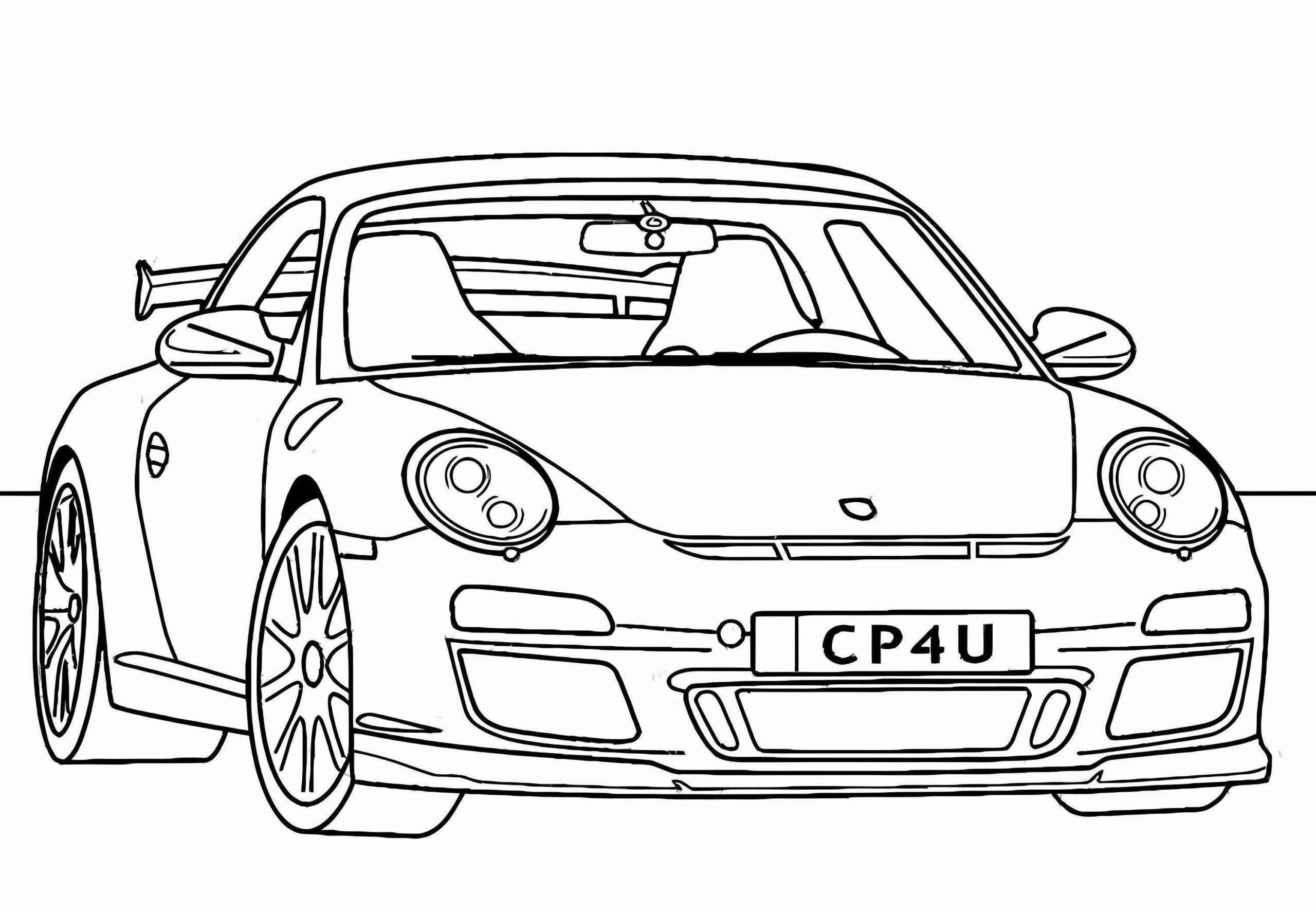 Porsche Ausmalbilder 038