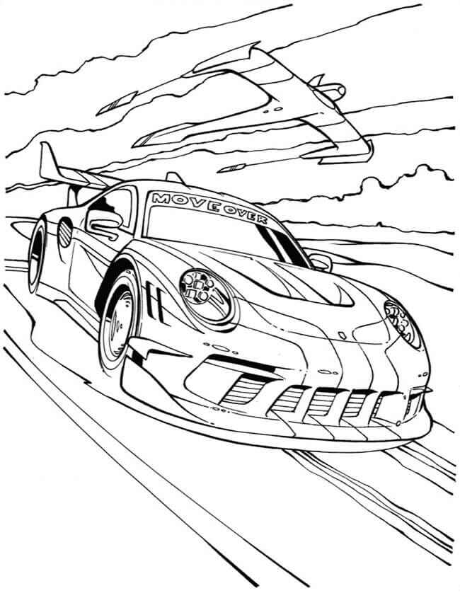 Porsche Ausmalbilder 047