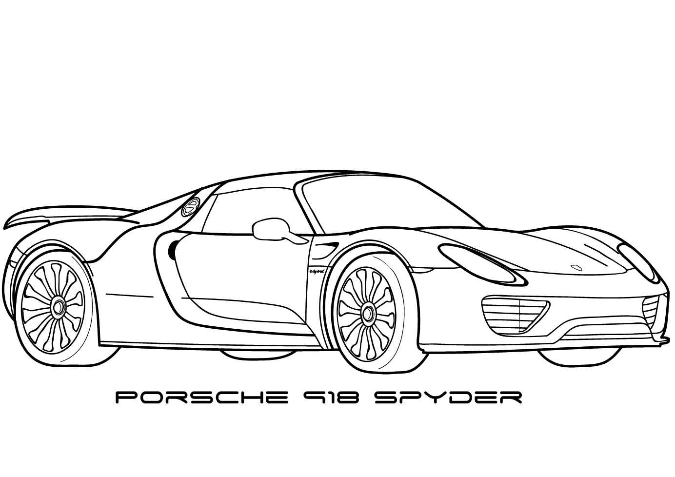 Porsche Ausmalbilder 342