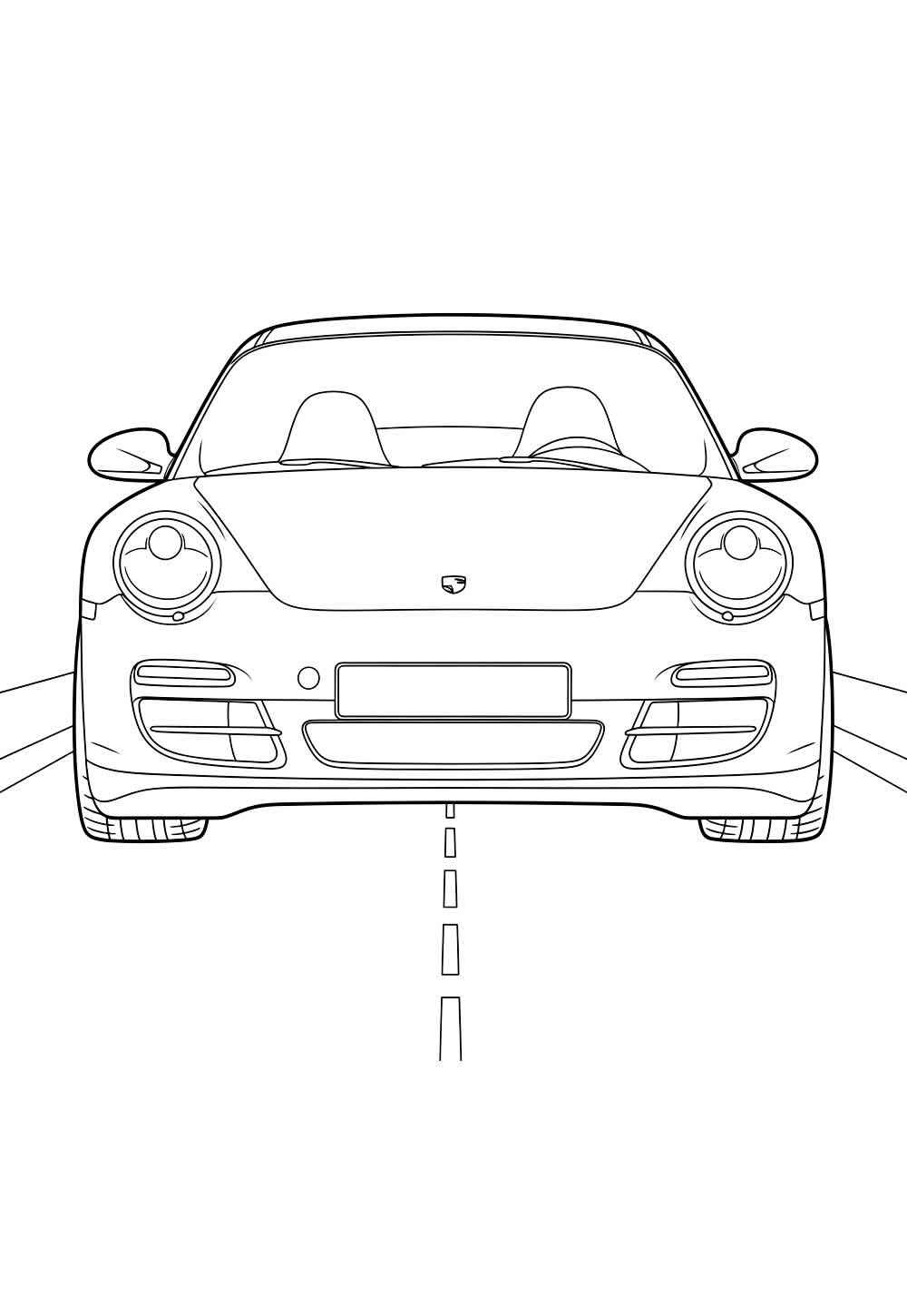 Porsche Ausmalbilder 456