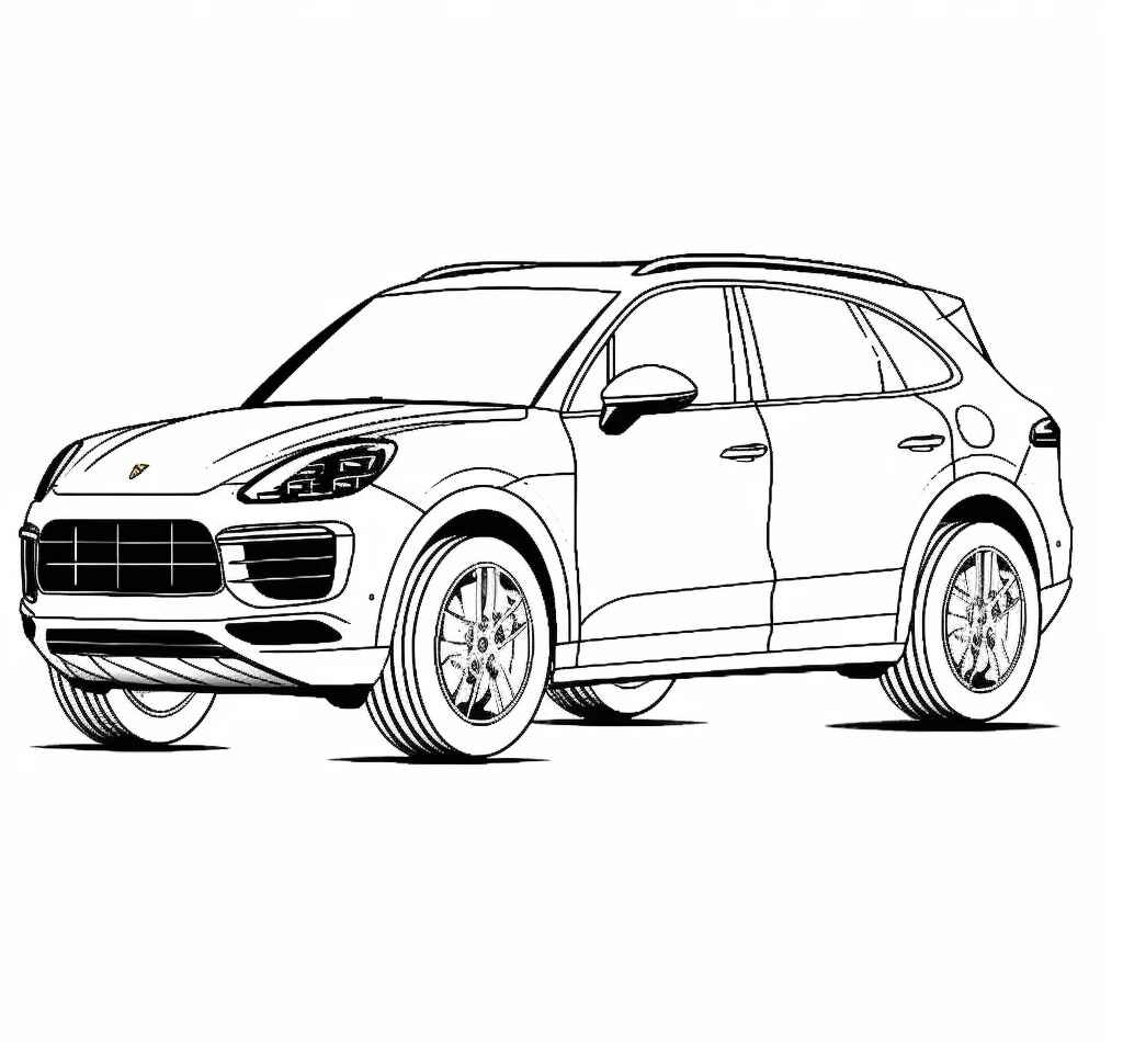 Porsche Ausmalbilder 788