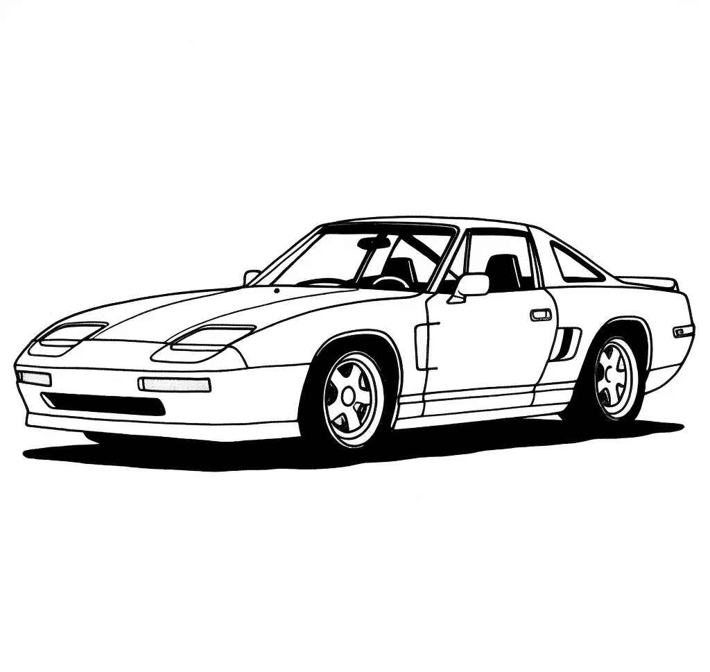 Porsche Ausmalbilder 890