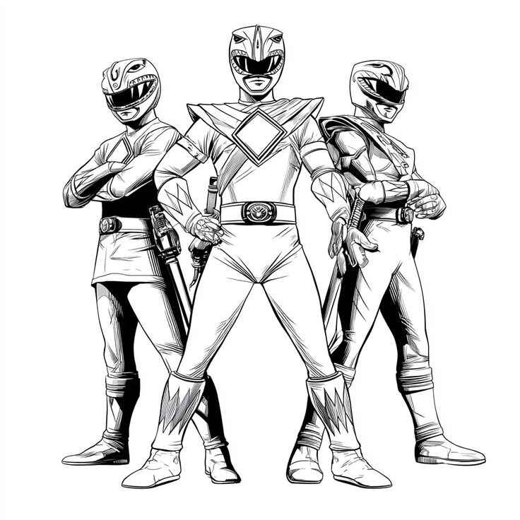 Power Rangers Ausmalbilder 924