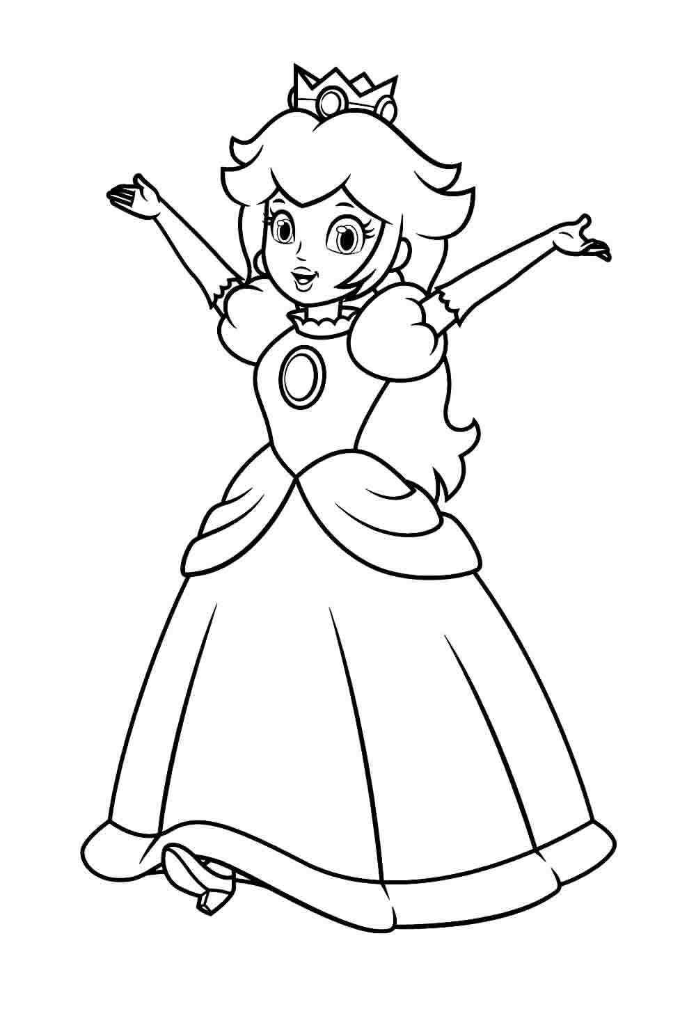 Prinzessin Peach Ausmalbilder 446