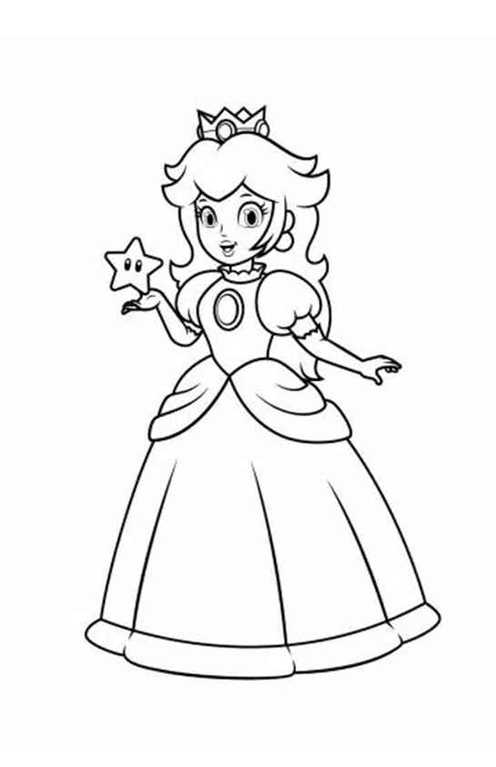 Prinzessin Peach Ausmalbilder 647