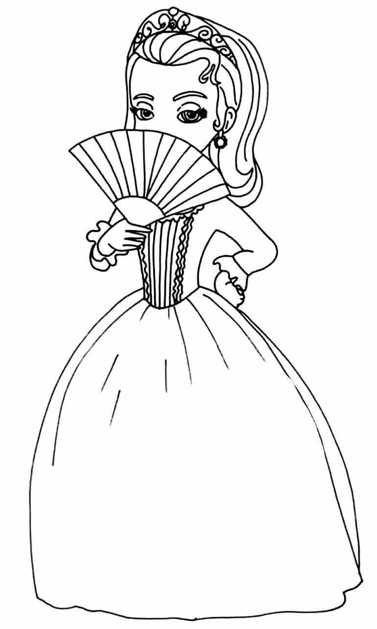Prinzessin Sofia Ausmalbilder 700