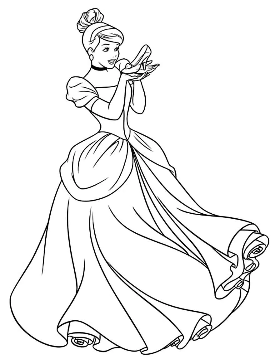 Prinzessinnen Ausmalbilder 880