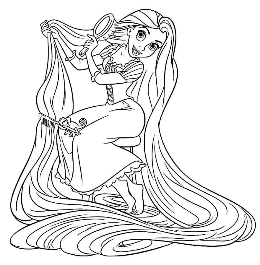 Prinzessinnen Ausmalbilder 887