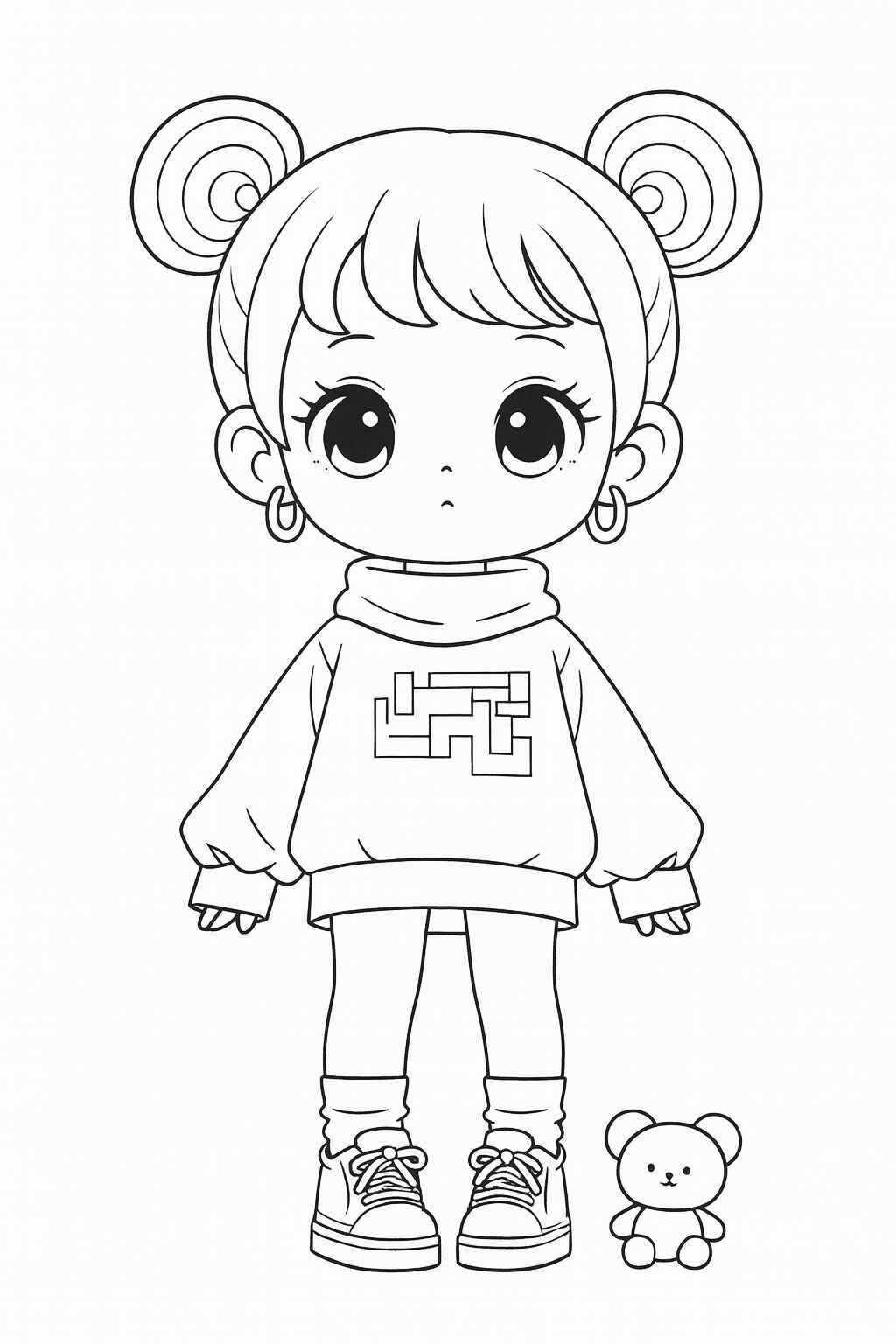 Puppen Ausmalbilder 003