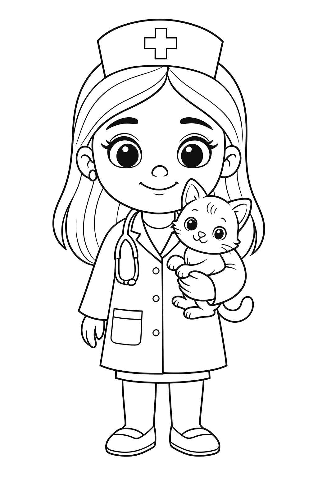 Puppen Ausmalbilder 090