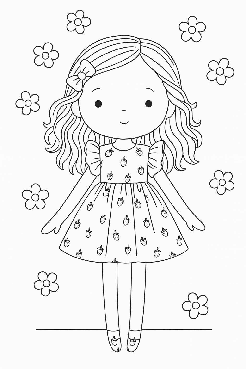 Puppen Ausmalbilder 242