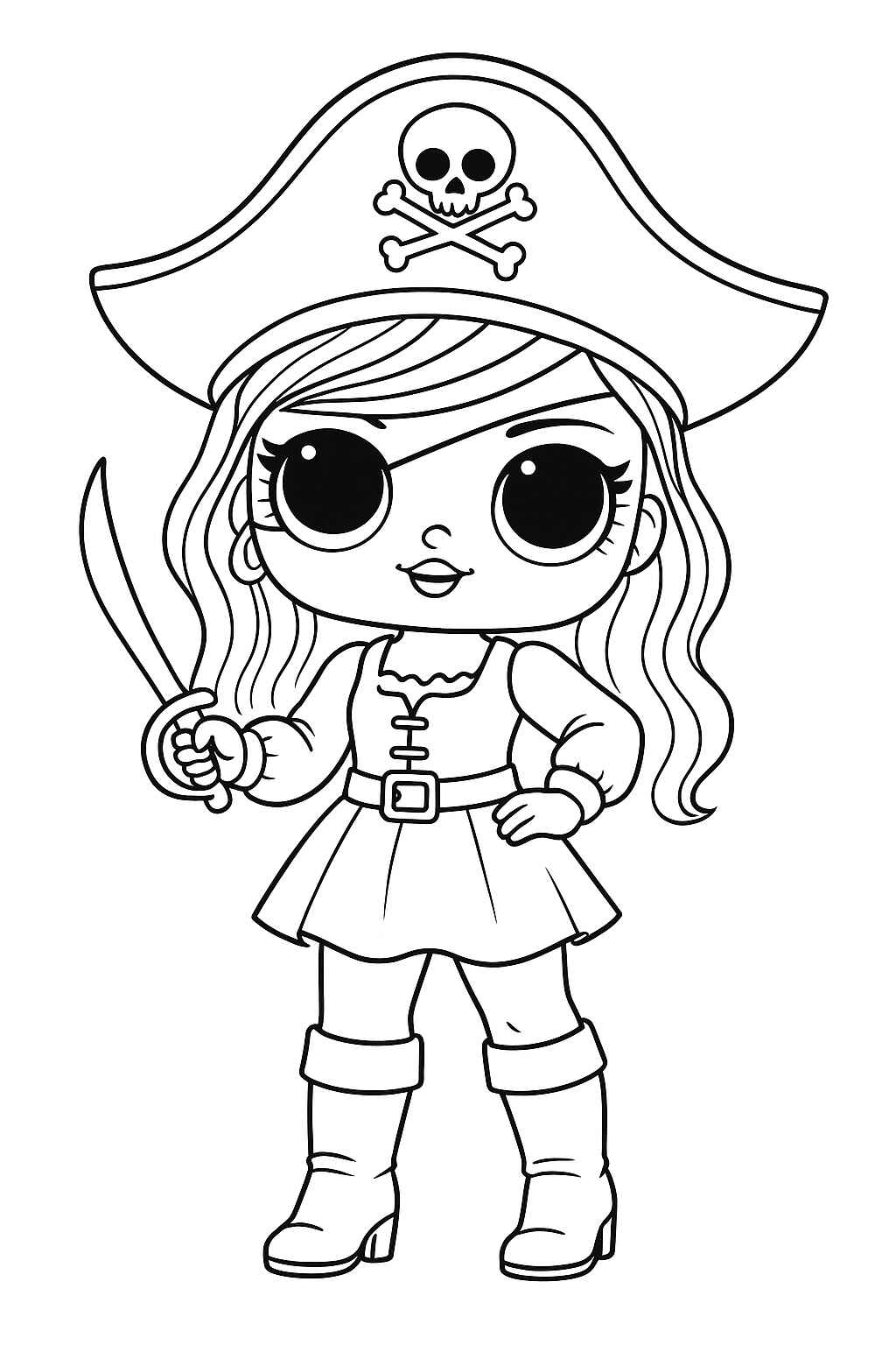 Puppen Ausmalbilder 724