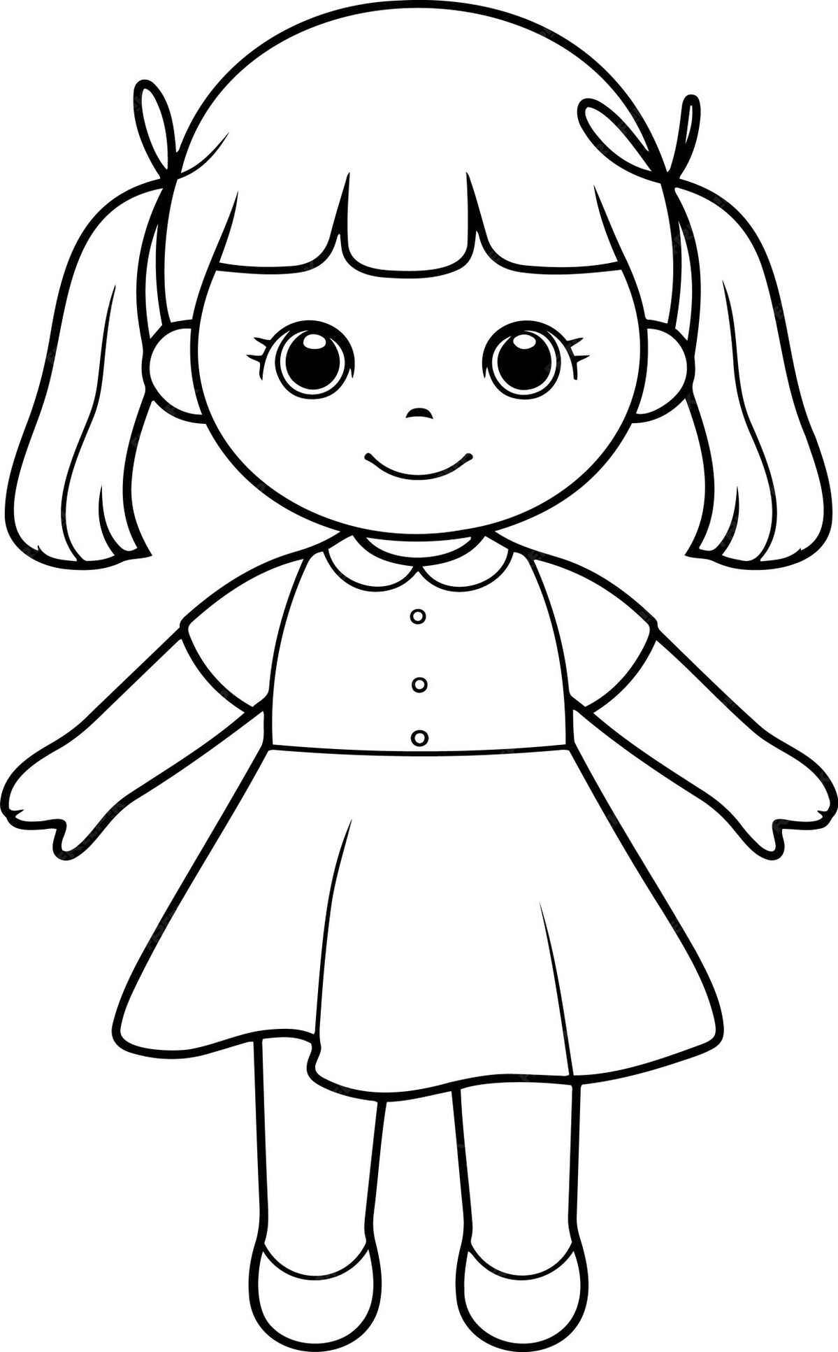 Puppen Ausmalbilder 766