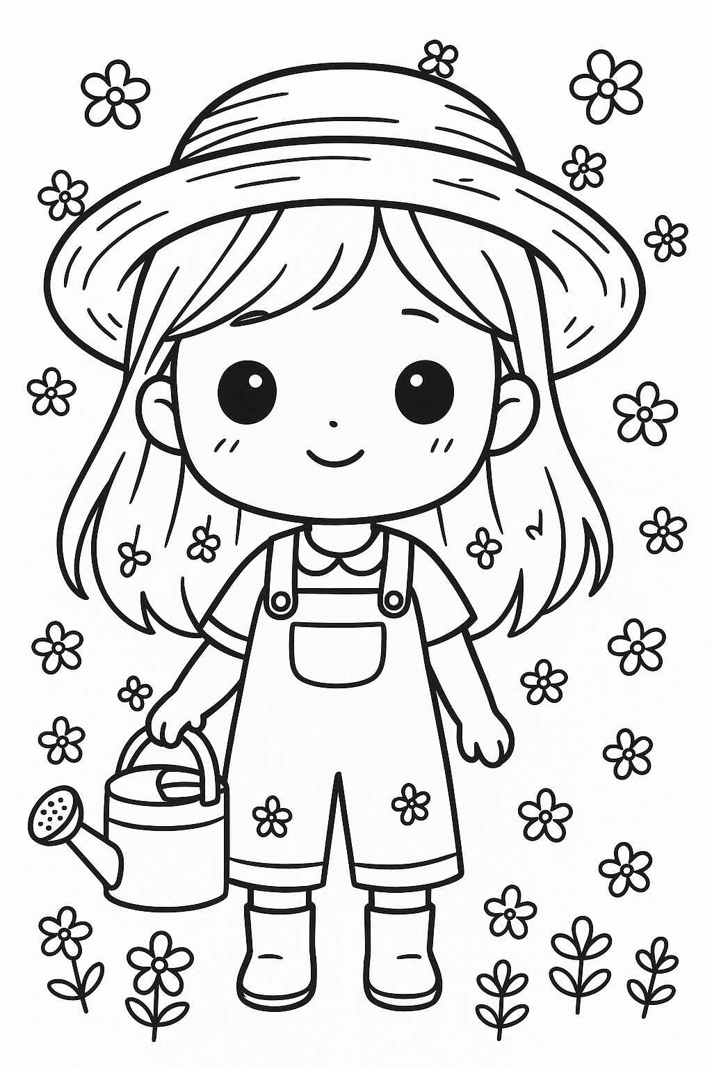 Puppen Ausmalbilder 850