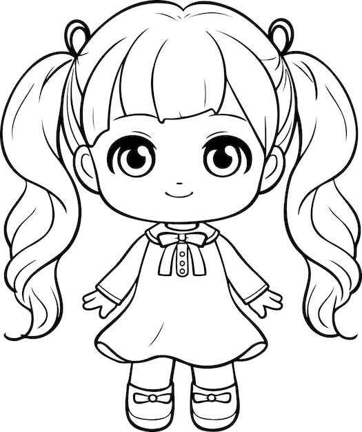 Puppen Ausmalbilder 851