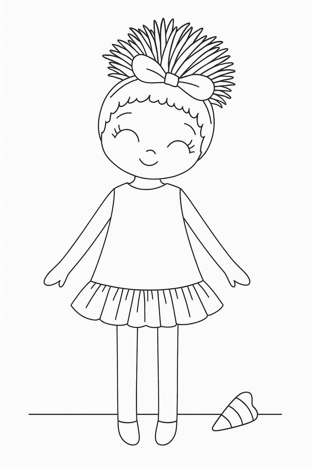 Puppen Ausmalbilder 917