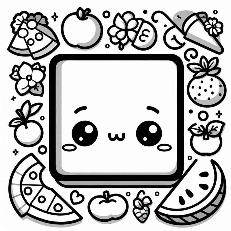 Quadrat Ausmalbilder 116