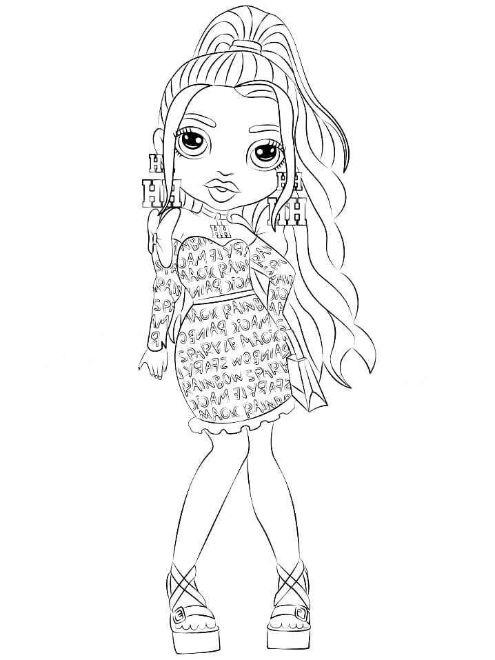Rainbow High Ausmalbilder 020