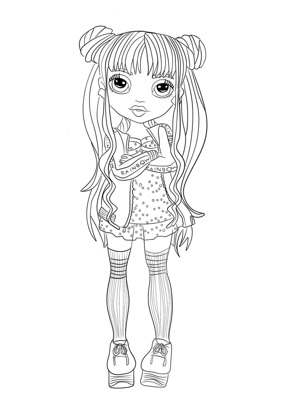 Rainbow High Ausmalbilder 080
