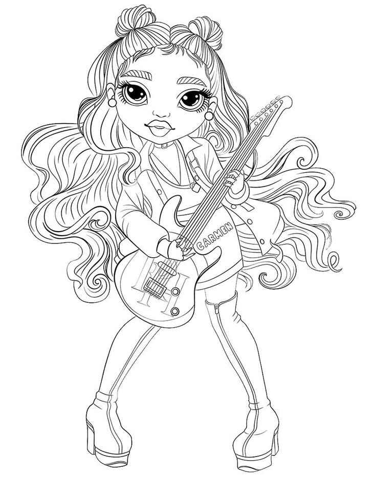 Rainbow High Ausmalbilder 098