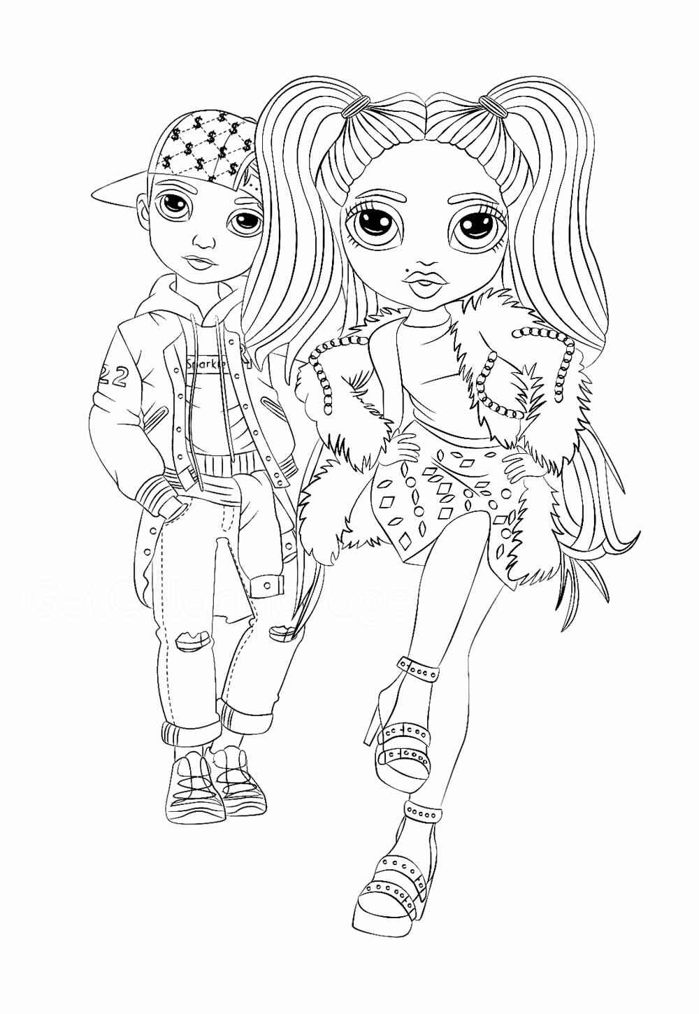 Rainbow High Ausmalbilder 187
