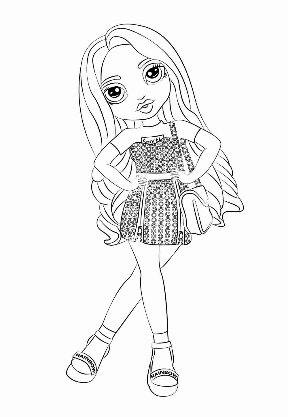 Rainbow High Ausmalbilder 266