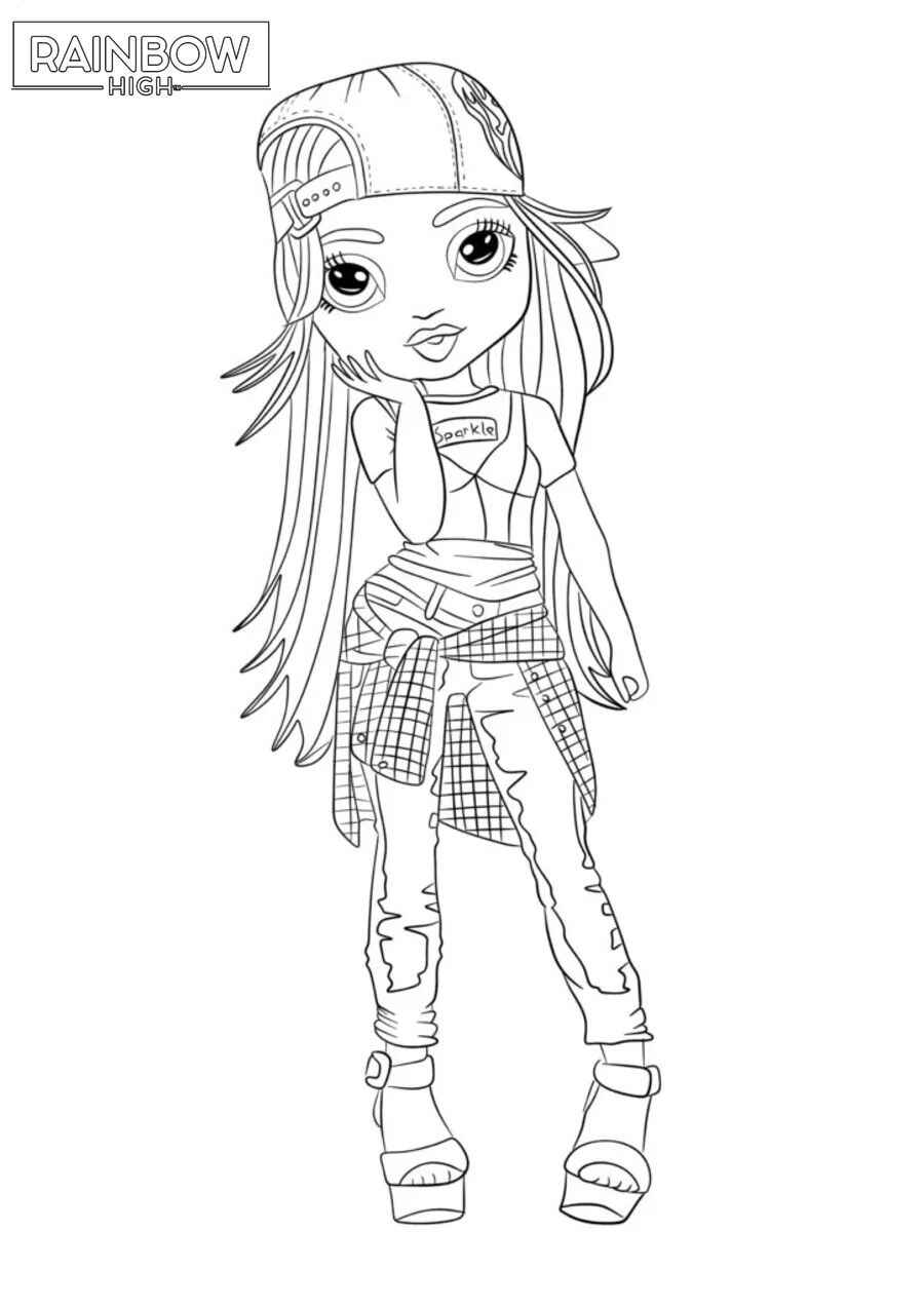 Rainbow High Ausmalbilder 267