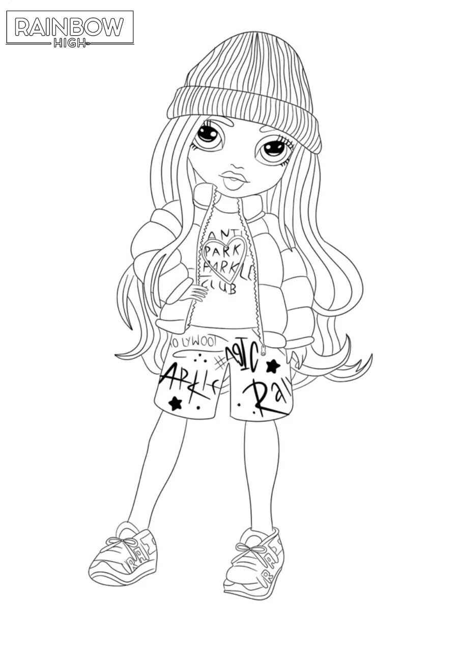 Rainbow High Ausmalbilder 328