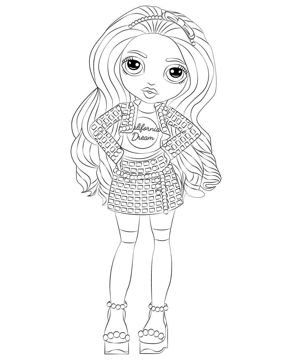 Rainbow High Ausmalbilder 451